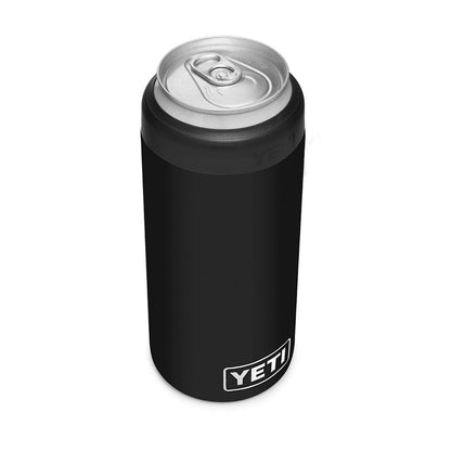 YETI Rambler 12 oz. Colster Slim Can Insulator for The Slim Hard Seltzer Cans, Black - Available at All In One Marketplace Canada