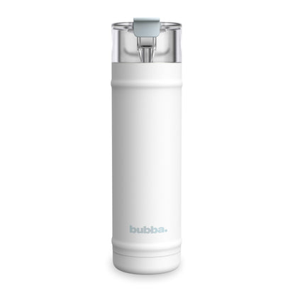 Bubba 24 oz Dualsip Water Bottle with Straw & 2-Way Lid | Leakproof Metal Tumbler | Insulated Stainless Steel | Reusable | Lightweight | Dishwasher Safe | Lead & BPA-Free | Fresh Kicks bubba