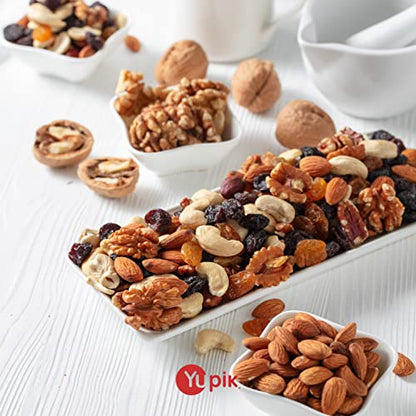 Yupik Deluxe Roasted Salted Nut Mix – 1kg Premium Blend of Cashews, Brazil Nuts, Hazelnuts & Pecans