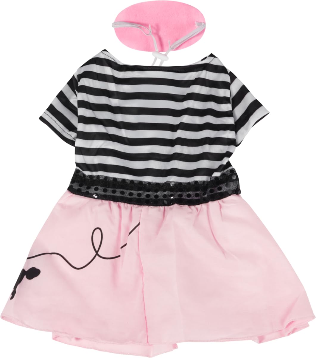 Costume pour animal de compagnie Halloween Classics Collection de Rubies Costume Co, taille moyenne, robe de fille des années 50