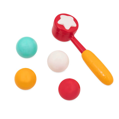 Battat Pound-a-Ball Toy, Pound & Roll Ball Maze, Light Blue, Toddler Battat