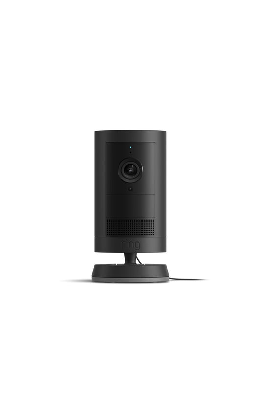Introducing Ring Outdoor Cam Plus, Plug-In — Wide-Angle 2K Video with Ring Vision, Low-Light Sight for full-color night vision, Mount-anywhere versatility, Black