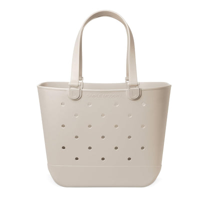 Simple Modern Waterproof Rubber Beach Bag | Extra Large | Beige