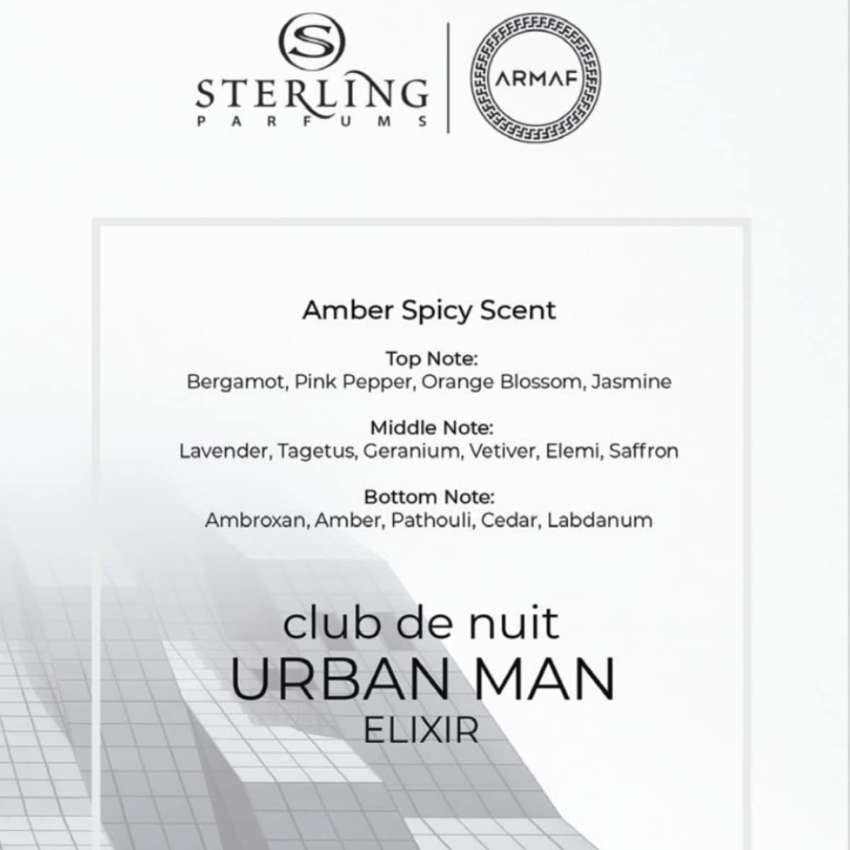 Armaf Club de Nuit Urban Man Elixir -EDP Spray Men 3.6 oz