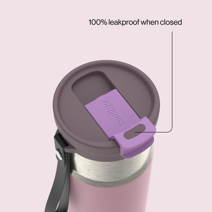 Contigo DualSip 16 oz Compact Water Bottle w/ 2-Way Lid (Drink from Straw or Spout) | Vacuum-Insulated Stainless Steel for Cold Drinks | 100% Leakproof | BPA & Lead-Free | Dishwasher Safe 🍁 All In One Marketplace Canada