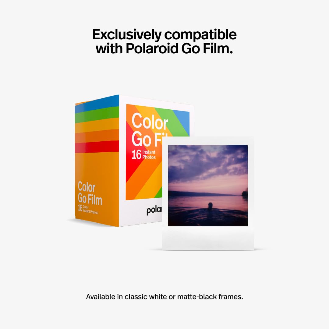 Polaroid Go Generation 2 - Mini Instant Camera + Film Bundle (16 Photos Included) - White (6282) 🍁 All In One Marketplace Canada