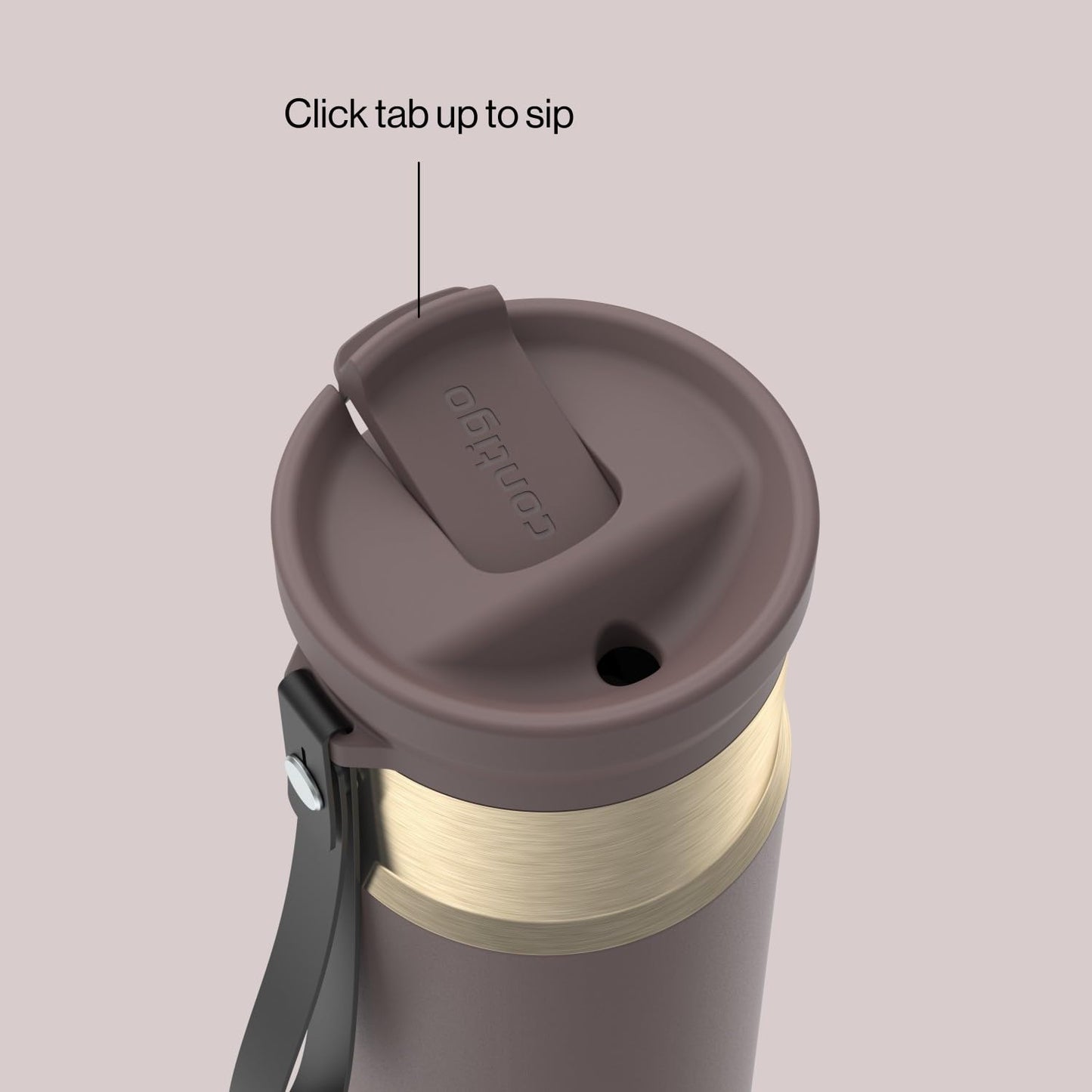 Contigo SnapSeal 24 oz Water Bottle w/Carry Strap & Reusable Straw | Vacuum-Insulated Stainless Steel for Hot & Cold Drinks | Spill-Proof Lid | BPA & Lead-Free | Dishwasher Safe 🍁 All In One Marketplace Canada