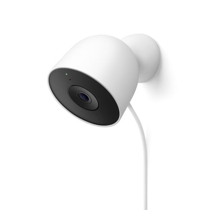 Google Nest Cam Outdoor (Wired, 2nd gen) - 2K Video and Gemini - 1-Pack