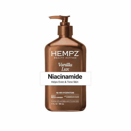 Hempz Vanilla Lux Herbal Body Moisturizer 17 oz. NEW LOOK - Available at All In One Marketplace Canada