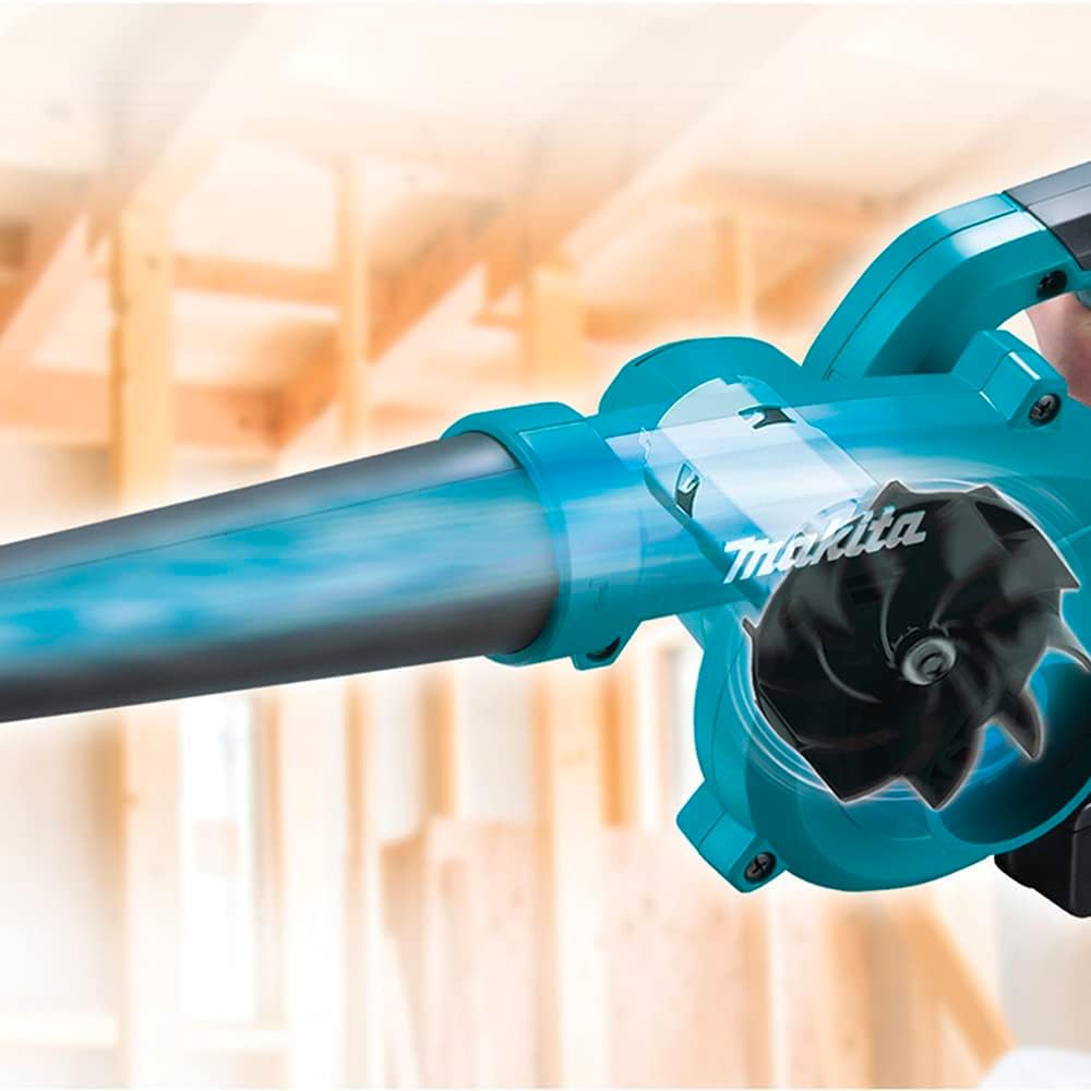 Makita 18V LXT 113 CFM Blower 3-Speed Variable Control, High Air Volume & Speed, Converts to Vacuum, Ergonomic Soft-Grip Design for Efficient Clean-Up (Tool Only) Makita