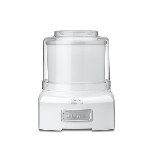 Cuisinart Ice Cream Maker Machine, 1.5 Quart Sorbet, Frozen Yogurt Maker, Double Insulated, White (ICE-21C) - Available at All In One Marketplace Canada