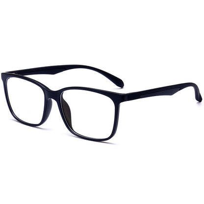 ANRRI Blue Light Blocking Glasses for Computer Use, Anti Eyestrain Lens Lightweight Frame Eyeglasses, Black, Men/Women ANRRI