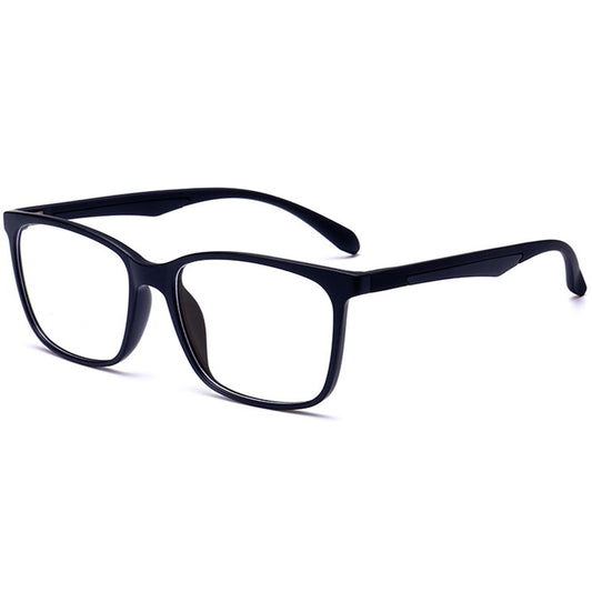 ANRRI Blue Light Blocking Glasses for Computer Use, Anti Eyestrain Lens Lightweight Frame Eyeglasses, Black, Men/Women ANRRI