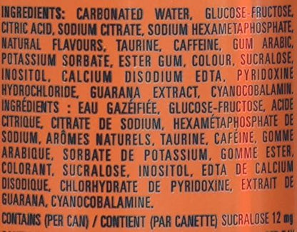 NOS Original Energy Drink, 473mL Cans (12-Pack)