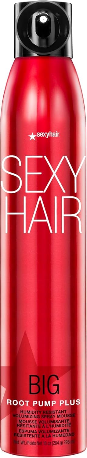 SexyHair Big Root Pump Plus Volumizing Spray Mousse, 10 Oz | Volume with High Hold | Up to 72 Hour Humidity Resistance - Available at All In One Marketplace Canada