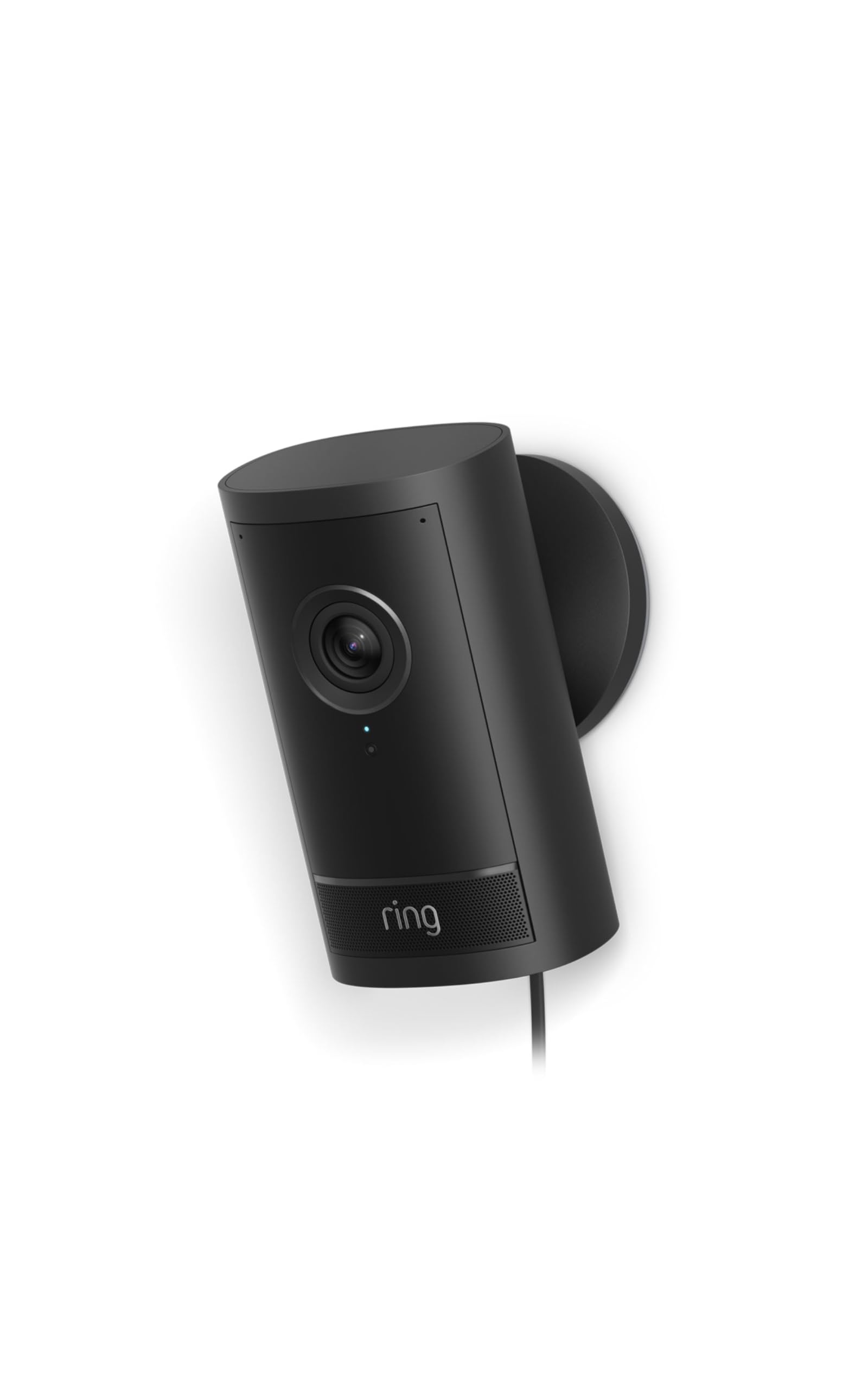 Ring Outdoor Cam Pro, Plug-In (Newest Model) — Retinal 4K with wide-angle video, 10x Enhanced Zoom, and Low-Light Sight, Black Ring