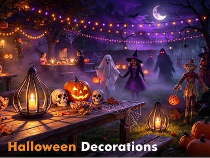 Fall Solar Lanterns Outdoor Decor, Halloween Solar Lights Outdoor Decor 🍁 All In One Marketplace Canada