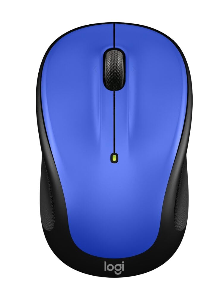 Logitech M325s Compact Ambidextrous 2.4 GHz Wireless Mouse - Blue