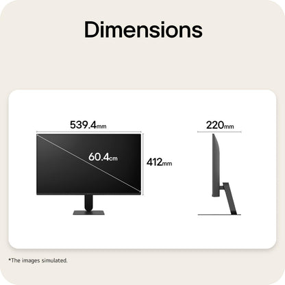 LG 23.8" Gaming Monitor 24U411B-B FHD (1920x1080) IPS 144Hz