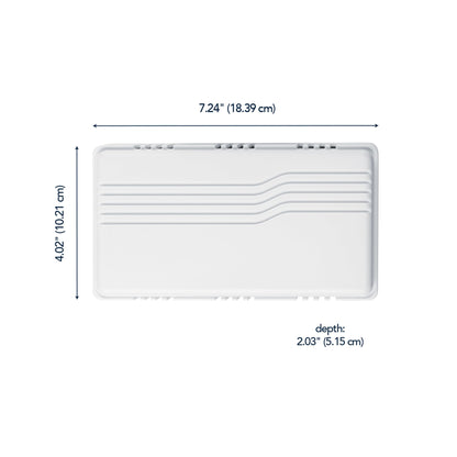 Heath Zenith White Plastic Wired Mechanical Doorbell Chime Heath Zenith