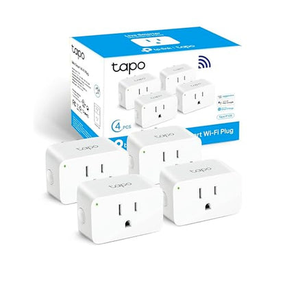 TP-Link Tapo Smart Plug Mini 15A, Smart Home Wi-Fi Plug, Super Easy Setup, Compatible with Alexa & Google Home, No Hub Required, UL Certified, 2.4G WiFi Only, White, Tapo P105(2-Pack) 🍁 All In One Marketplace Canada