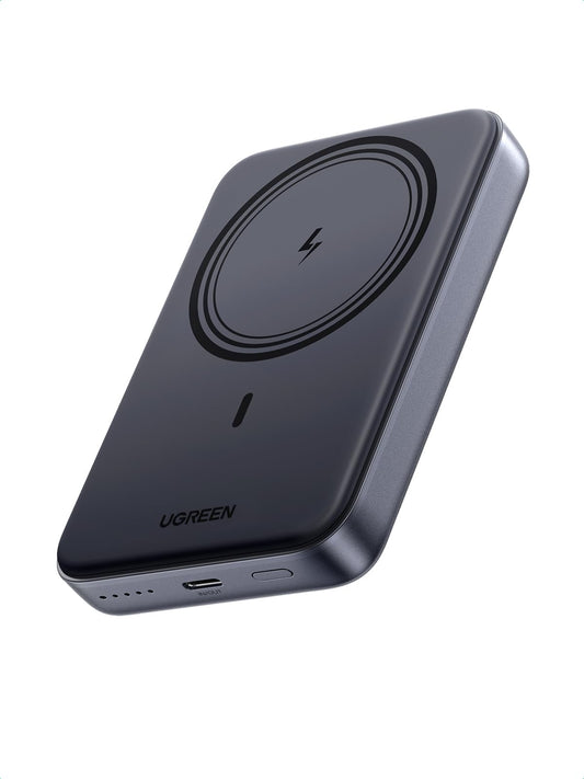UGREEN 10000mAh PD 20W Magnetic Battery Pack Power Bank for iPhone, 7.5W Wireless Portable Charger with Magsafe, Skin-Friendly Compatible with iPhone 17/16/15/14/13 Series-Black, Includes USB-C Cable - Available at All In One Marketplace Canada