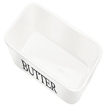 JSHKY Airtight Butter Dish with Spreader, Fits 1lb Butter Block, White 🍁 All In One Marketplace Canada
