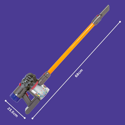 Casdon Dyson Cordless Vacuum Interactive & Officially Licensed Toy Dyson Vacuum for Children Aged 3+ Realistic Role-Play Fun, Purple Casdon