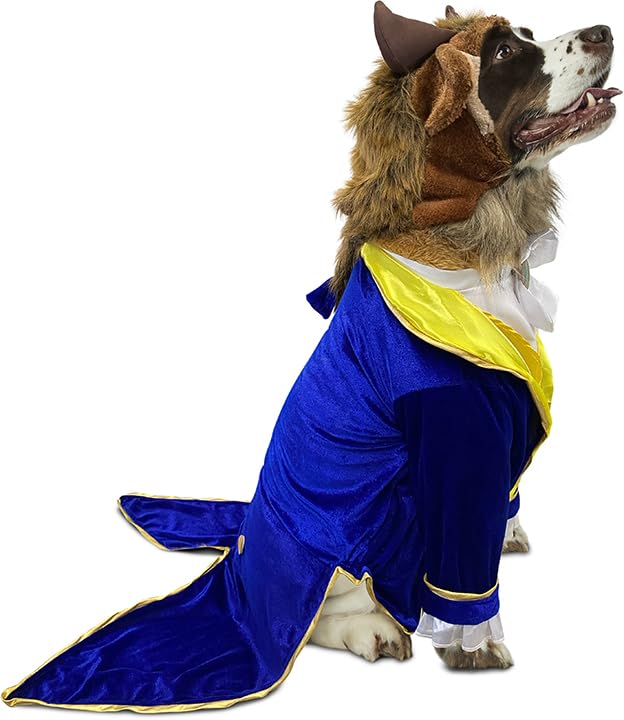 Costume de Bête Disney La Belle et la Bête pour animal de compagnie par Rubies, taille 3X, pour fêtes à thème et Halloween