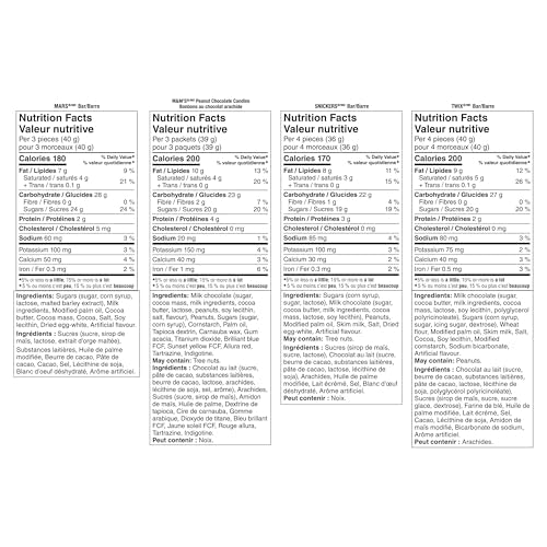MARS Variety, Halloween Chocolate Candy, Assorted Fun Size, 120 Count