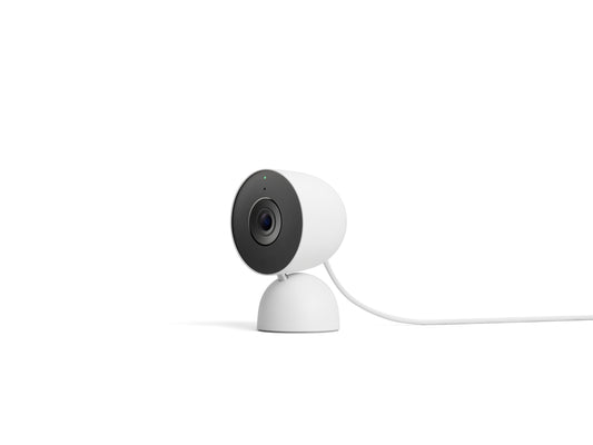 Google Nest Cam Indoor (Wired, 3rd gen) - 2K Video and Gemini