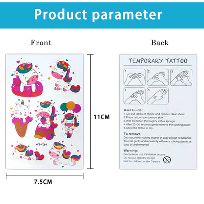 Temporary Tattoos Kids 400 Pcs Glow In The Dark Tattoos for Kids,Waterproof Skin Fake Tattoos Stickers for Boy and Girl,Luminous Kids Tattoos for Birthday Game Activities Holiday Party Favors etc - Available at All In One Marketplace Canada