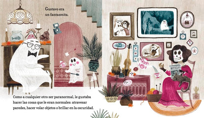 Gustavo, le petit fantôme timide : (Un livre illustré d'Halloween pour les enfants de 3 à 7 ans - Célébrant l'amitié, le courage et les traditions culturelles)