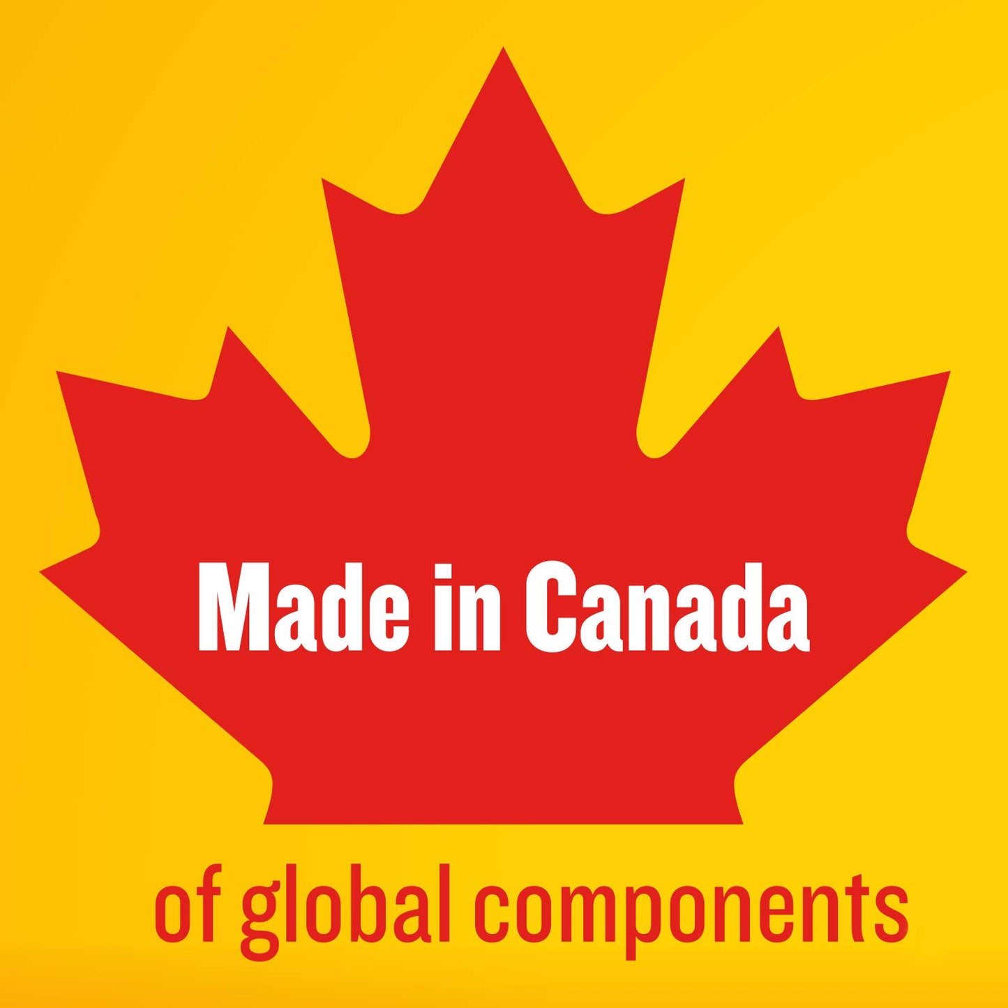 Glad Black Garbage Bags - Giant 184 Litres - 40 Trash Bags Made in Canada of Global Components