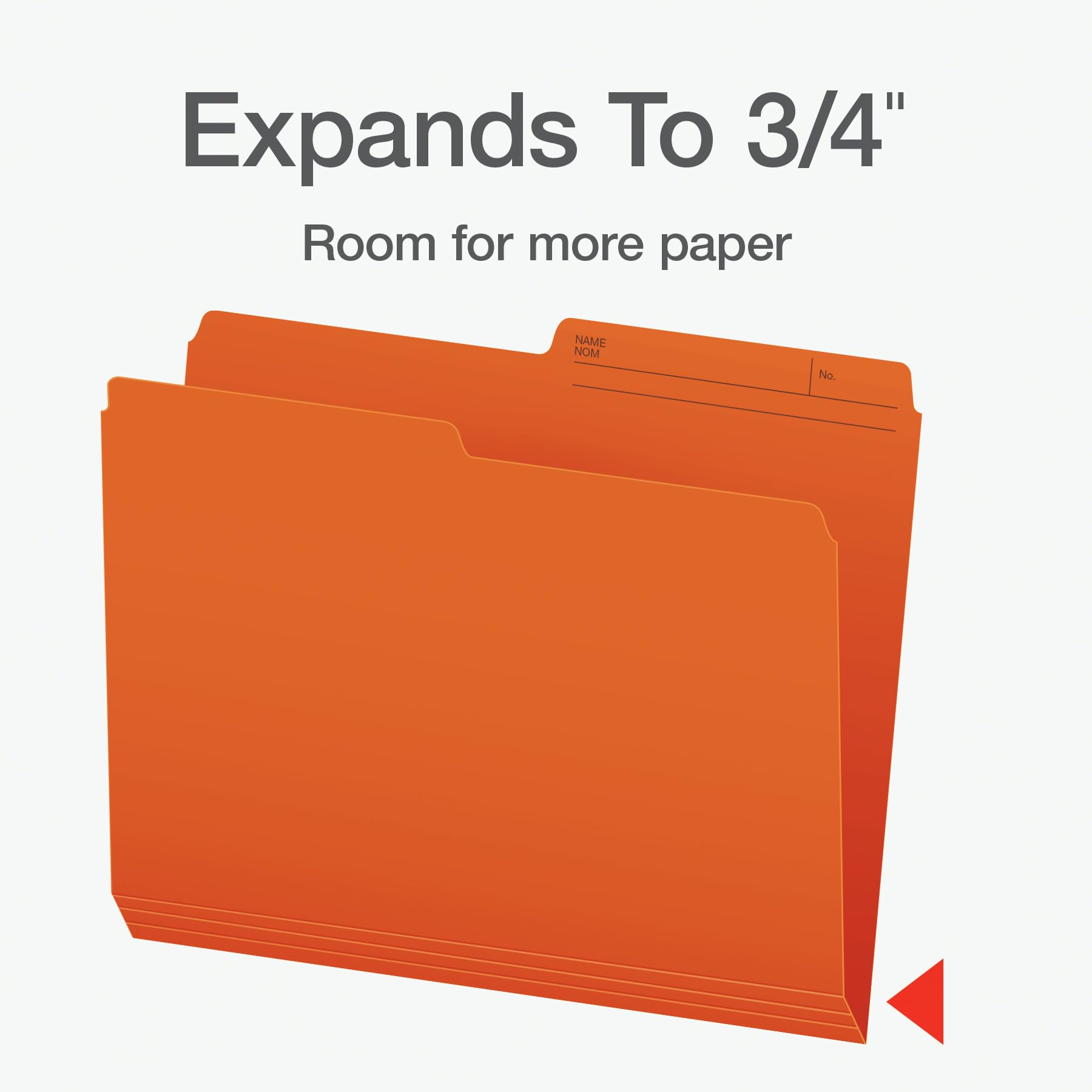 Pendaflex File Folders, 50-Pack, Letter Size, 1/2-Cut Tab, Assorted Colours, Blue Red Green Yellow Orange, Coloured File Folders for File Cabinets, Home Office, School and Business Pendaflex