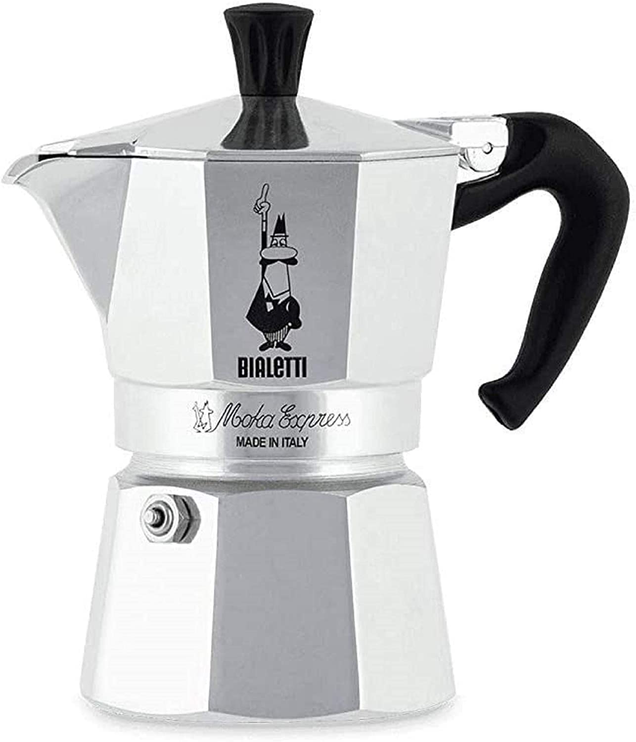 Bialetti Moka Express 1-Cup (2 Oz - 60 Ml) Aluminum Stovetop Espresso Maker, Silver 🍁 All In One Marketplace Canada