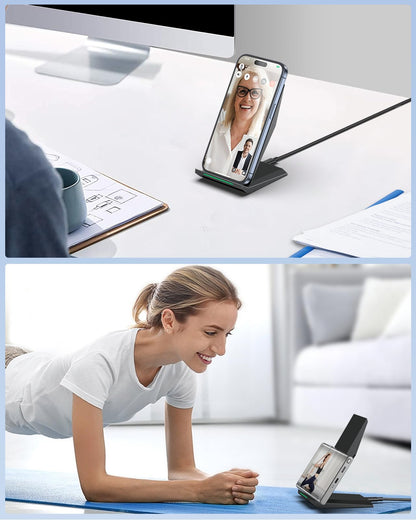 NANAMI Wireless Charger,15W Max Fast Wireless Charging Stand for iPhone 17 16 15 14 13 12 11 Pro Max XS 8,Phone Charger Station for Samsung Galaxy S26 S25 S24 S23 S22 Ultra S21 S20 S10,Pixel 9 8 7 6 5 - Available at All In One Marketplace Canada