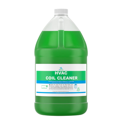 AC Evaporator Coil Cleaner - 1 Gallon (3.78L), No-Rinse Formula, Metal-Safe Corrosion Inhibitors – Cleans Air Conditioners, Condensers, HVAC, Mini Splits, Heat Pumps – Residential & Commercial Use