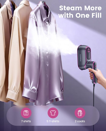 Jack＆Rose Steamer Clothes,8s Heat-up Travel Steam Iron,Portable Steamer - Available at All In One Marketplace Canada