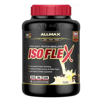 ALLMAX ISOFLEX 100% Whey Protein Isolate - Vanilla - 5 lb