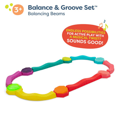 B. toys Balance Beam Set, Musical Wavy Beams & Sensory Stones, Summer 🍁 All In One Marketplace Canada
