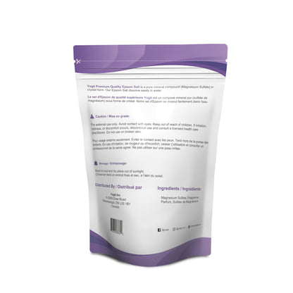 Yogti Epsom Bath Salt with Lavender Oil, 10 pound (Packaging May Vary) - Available at All In One Marketplace Canada
