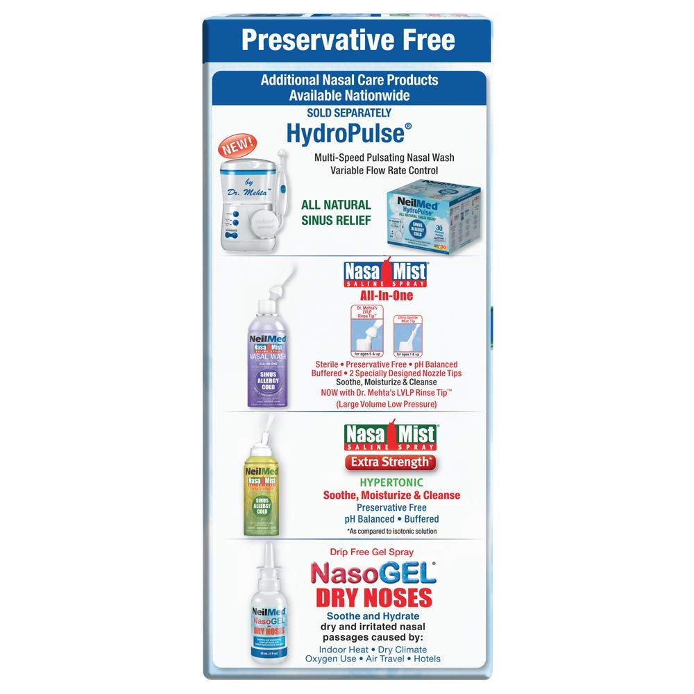 NeilMed Sinus Rinse, Premixed 50 Sachets NeilMed