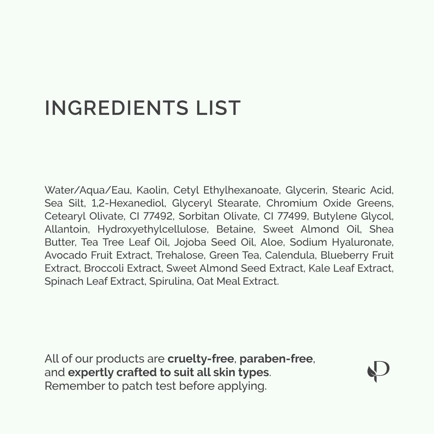 PLANTIFIQUE Clay Mask with Avocado & Superfoods - Korean Face Masks Skincare Products - Dermatologically Tested - Masque Visage Beauté - Gift Idea, 110g / 3.88 fl oz - Available at All In One Marketplace Canada