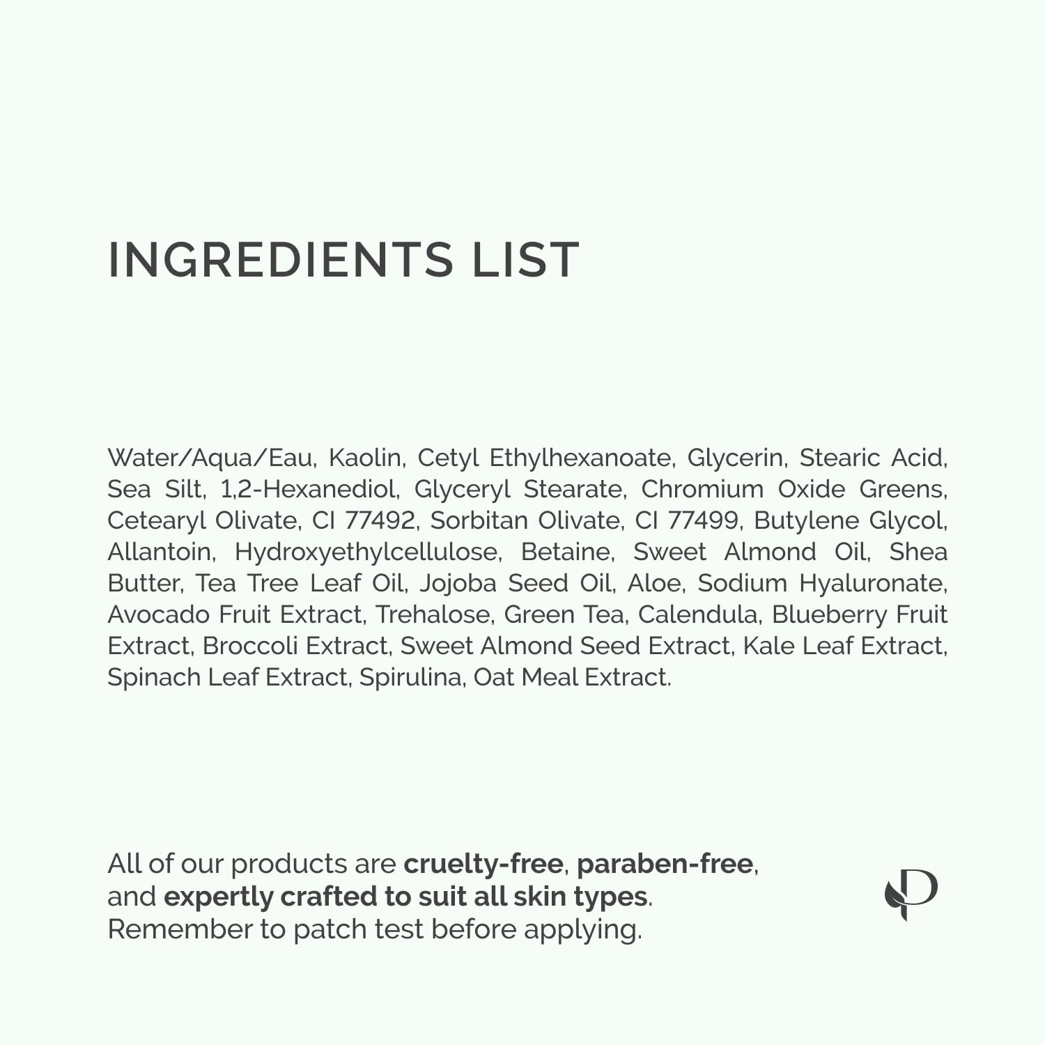 PLANTIFIQUE Clay Mask with Avocado & Superfoods - Korean Face Masks Skincare Products - Dermatologically Tested - Masque Visage Beauté - Gift Idea, 110g / 3.88 fl oz - Available at All In One Marketplace Canada