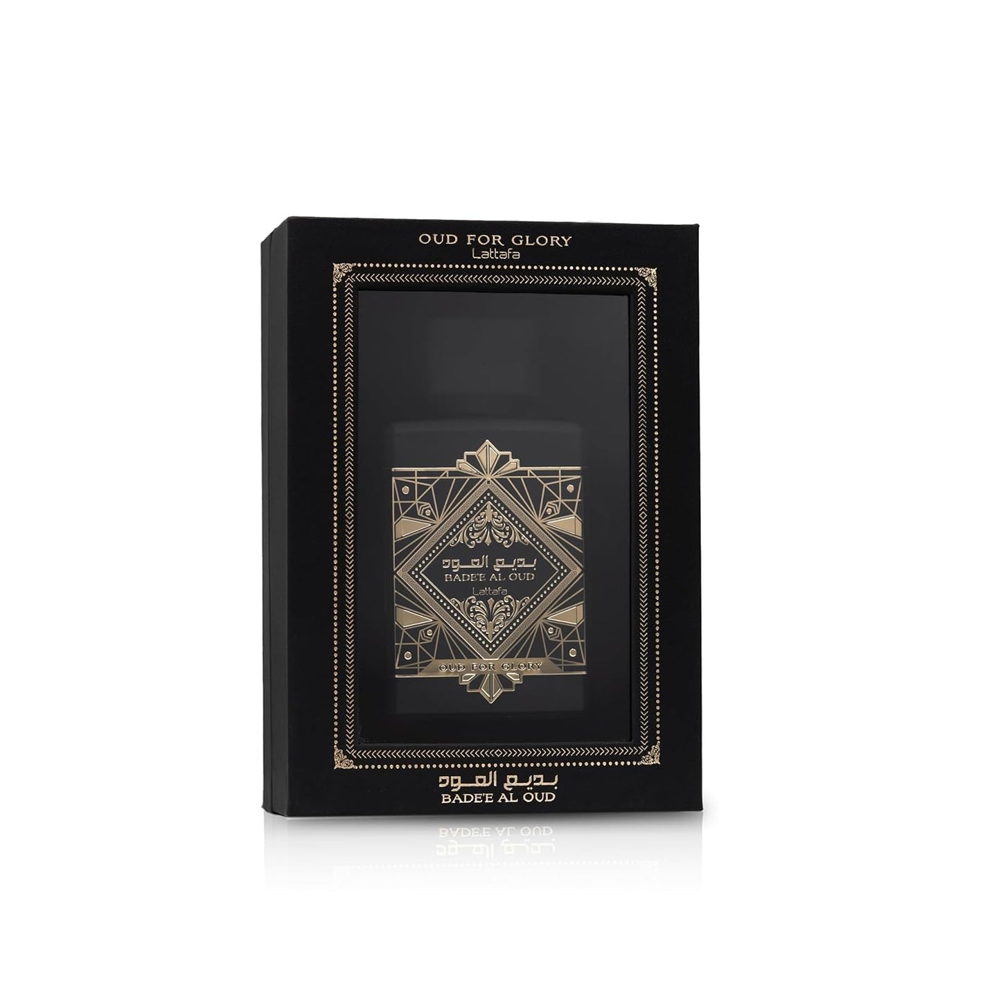 Lattafa Bade'e Al Oud for Glory for Unisex Eau de Parfum Spray, 3.4 Ounce Lattafa