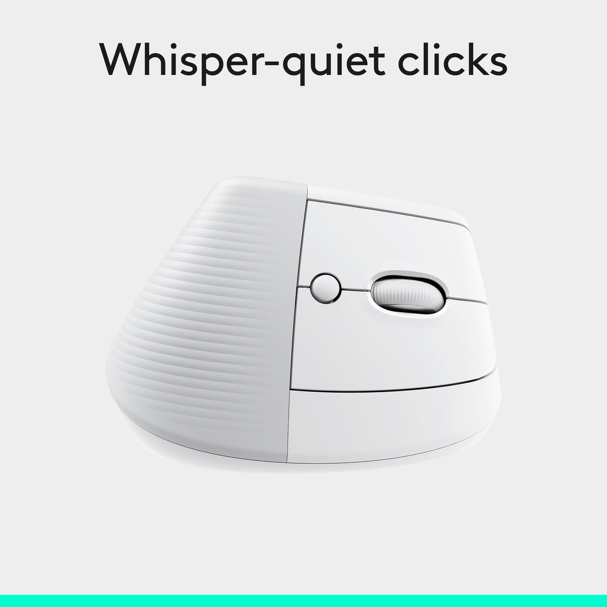 Logitech Lift Vertical Ergonomic Wireless Mouse - Off White