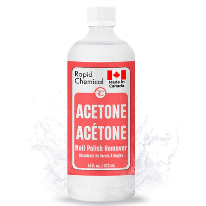 Acetone Nail Polish Remover - Made in Canada (473 ml / 16 oz) - Available at All In One Marketplace Canada