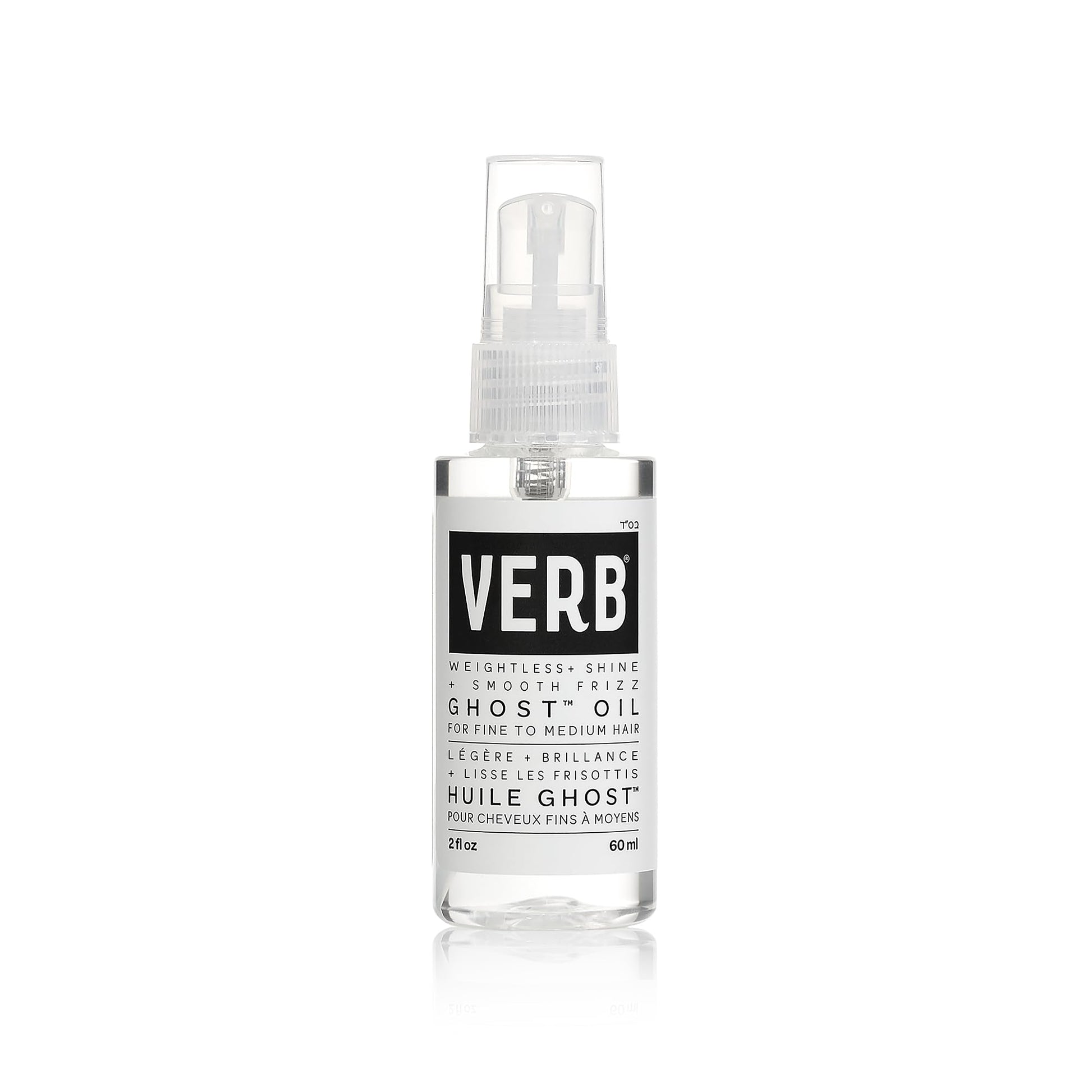 VERB Ghost Oil, 2 fl oz- Weightless Hair Oil for Fine to Medium Hair – Smooths Frizz, Adds Shine – No Parabens, Gluten or Harmful Sulfates - Available at All In One Marketplace Canada