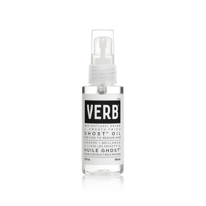 VERB Ghost Oil, 2 fl oz- Weightless Hair Oil for Fine to Medium Hair – Smooths Frizz, Adds Shine – No Parabens, Gluten or Harmful Sulfates - Available at All In One Marketplace Canada